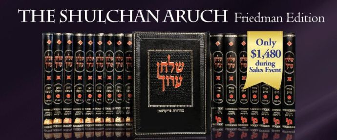 The Shulchan Aruch Friedman Edition